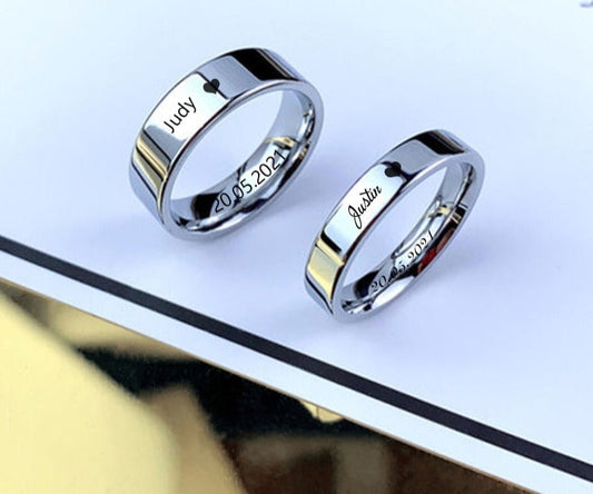 ANILLOS SIMPLE PERSONALIZABLE